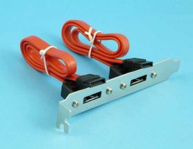 GNIAZDA 2xESATA NA ŚLEDZIU