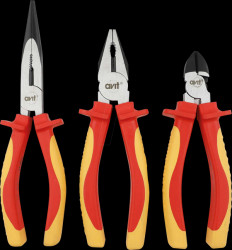 AV06051 Insulated Pliers set, 3-pcs, 1000V