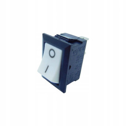 6A 250V 2-pin SPST ON-OFF Rocker Switch - White