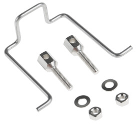 Akcesorium złącza Zakres PX Zacisk mocujący złącze IEC Srebrny