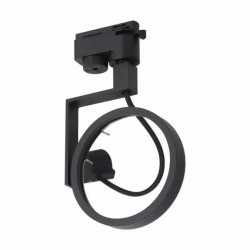 Lampa szynowa 1 obwodowa MASTER Czarny, z wymiennym źródłem światła ES111 - TLS002-BK Zuma Line