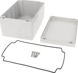 PC enclosure, (L x W x H) 180 x 119 x 89 mm, light gray (RAL 7035), IP66, 1554T2GY