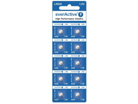 10x bateria AG4 G4 LR66 1,5V alkaliczna mini everActive