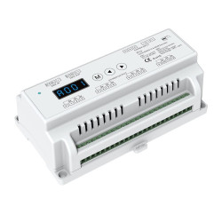 12-kanałowy sterownik dekoder DMX512 /RDM 12-24VDC 12x5A