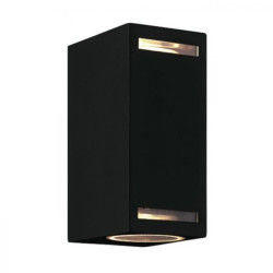 Lampa kinkiet ogrodowy oprawa hermetyczna FOREST 03014 2xGU10 czarna STRUHM