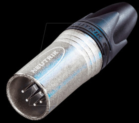 NC5MXX XLR cable connector, 5-pin, silver, nickel-plated