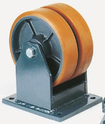 Koło samonastawne średnica kabla 150mm Płyta LAG 1400kg wysokość całkowita 210mm