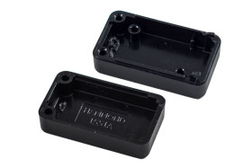 Obudowa ABS szerokość zew. 20 mm długość zew. 35 mm wys. zew. 15,5 mm Hammond IP54 Czarny