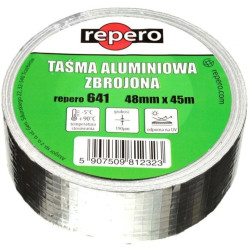 Taśma aluminiowa zbrojona samoprzylepna Repero 641P 48mm/ 45m