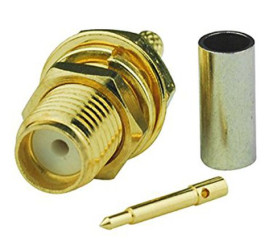 Złącze SMA/ż zaciskane na RG174