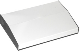 Steel enclosure, (L x W x H) 201 x 299 x 34 mm, gray, 515-0950