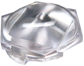 Soczewka LED owalna 10.88 x 12.5 x 2.88mm, kąt widzenia 120 x 60°, do użytku z Diody LED Golden DRAGON, diody LED