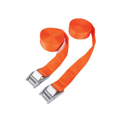 BlueSpot Tools 45404 Cam Buckle Tie-Down Straps Twin Pack 2.5m