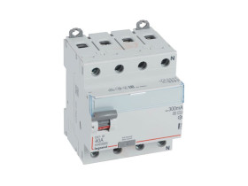 Wyłącznik różnicowoprądowy 4P 40A 300mA typ A-S P304 serii DX3 411800 LEGRAND