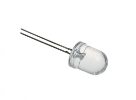 Dioda LED 10mm zielona 10.000mcd clear