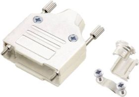 encitech MHDM15-K 6560-0136-02 Obudowa złącza D-SUB Ilość styków: 15 metal 180 ° srebrny 1 szt.