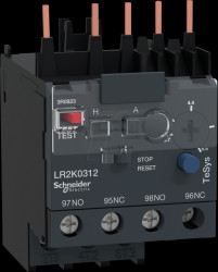 LR2K0312 Protective motor relay, TeSys LRK, 3.7 - 5.5A, class 10A