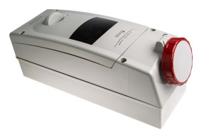 RCD 16A Gniazdo 415 V 3P + N + E Żeński Scame Czerwony Montaż ścienny IP67