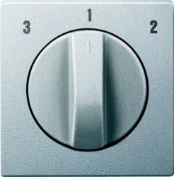 Merten System M Płytka centralna obrotowego łącznika wentylatora aluminiowy MTN437160