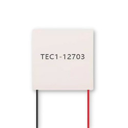 Ogniwo Peltiera 12V/3A TEC1-12703 moc 38W 30x30 mm CPU lodówki chłodzenie