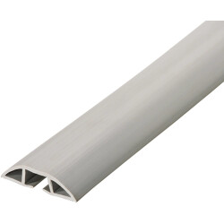 Floor cable duct, (L x W x H) 1000 x 50.8 x 11.6 mm, PVC, gray, BYB-5-05N6001, 1 piece with 1 meter