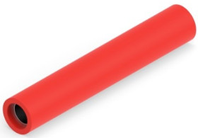 Butt connectorwith insulation, 0.3-1.42 mm², AWG 22 to 16, red, 26.16 mm, 34243