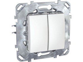 UNICA Wyłącznik podwójny świecznikowy biel polarna MGU50.211.18Z SCHNEIDER ELECTRIC