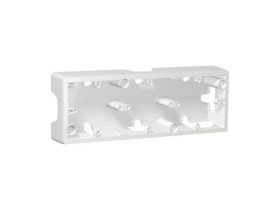 SISTENA LIFE Puszka natynkowa potrójna pozioma arctic 771098 LEGRAND