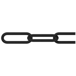 Warkocz czarny tworzywo sztuczne dörner + helmer 128957 6 m