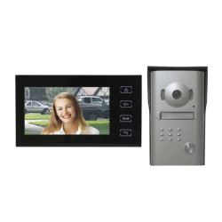 Zestaw wideodomofonowy LCD 7cali + kamera czarny RL-10M H1014