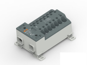 Blok rozdzielczy 14 -żyłowy Entrelec 85A 1 kV 16 → 4 AWG