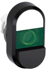 ABB 1SFA611145R1102 MPD16-11G Przycisk podwójny czarny/biały 1 szt.