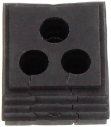 CONTA-CLIP KDS-DE 3X5-6 BK Element uszczelniający termoplastyczny elastomer czarny 1 szt.