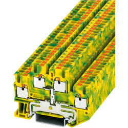 Phoenix Contact 3210596 Push-in Double-level Terminal 0.14-4mm&#xB2; Green-Yellow