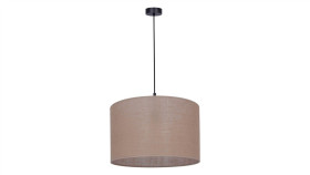 Lampa Wisząca Sevena Z Beżowym Abażurem O Średnicy 50Cm, Regulacja Wysokości...