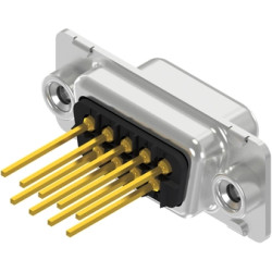 D-Sub socket, 9 pole, standard, equipped, straight, wire-wrap, 164A10419X
