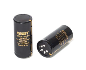 Kondensator 120μF 550V dc Zatrzaskowy KEMET roztaw: 10mm 30 (Dia.) x 40mm