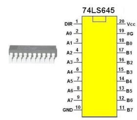 Układ cyfrowy 74LS645