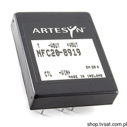 NFC20-8919 DC-DC 36V to 9V 2A P=20W Converter THT ARTESYN