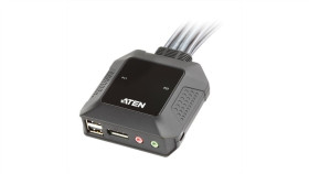 Aten Cs22dp 2-Portowy Przełącznik Kvm Usb Displayport