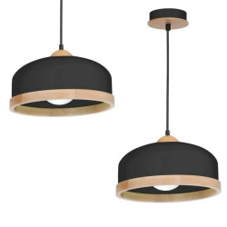 Lampa wisząca STUDIO BLACK 1xE27 MLP8851 Milagro