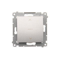 SIMON54 srebrny mat. DZW1K.01/43 Łącz.żaluzj.1-0-2