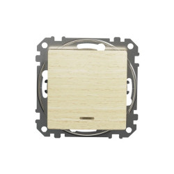 Łącznik schodowy z podświetleniem, brzoza, efekt drewna, Sedna Design i Elements SDD180106L