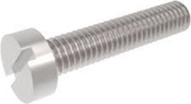 Cylinder head screw, slotted, M2.5, Ø 4.5 mm, 8 mm, stainless steel, DIN 84/ISO 1207, BYB-3-14H860