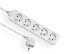 Przedłużacz ECONOMIC 5-gniazd z/u 2m /H05VV-F 3x1/ EPS-502