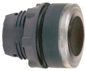 Napęd przycisku podświetlanego biała kryty fi 22 - z samocz. powt. do zint. LED ZB5AW913