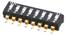 Przełącznik DIP DPST do druku 100 mA przy 6 V DC -40 → +85°C