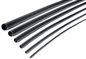 Heatshrink tubing, 3:1, (19/6 mm), polyolefine, cross-linked, black