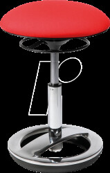SU49 G21 Topstar Sitness® Bob basic stool, red