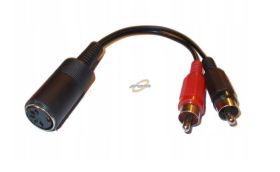 KABEL DIN5-2xWT.CINCH 0.2m GNIAZDO DIN5 DIN545 NA 2xWTYK RC